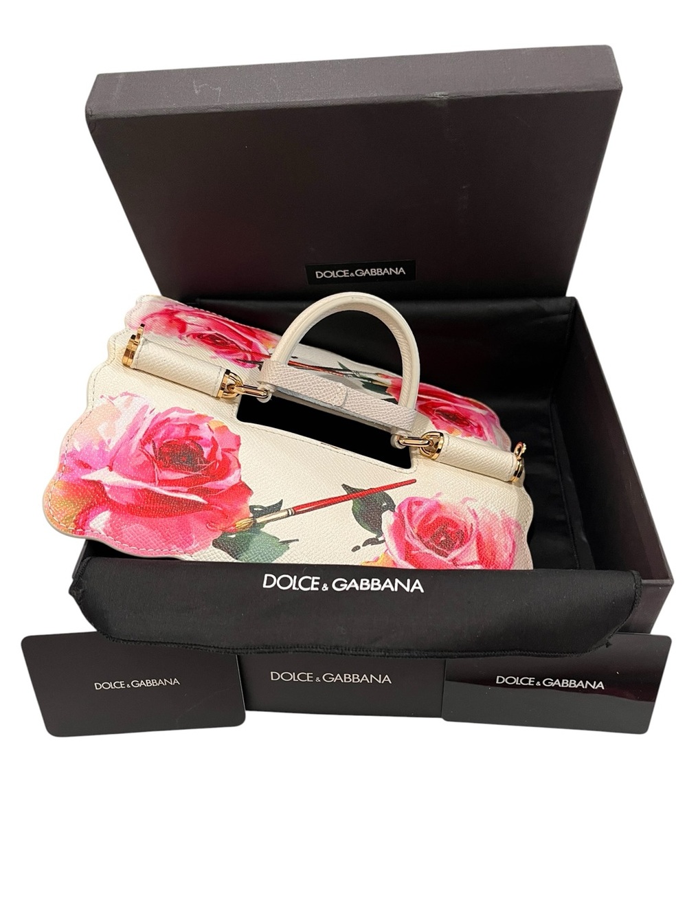 Dolce & Gabbana Interchangeable "Pattina" (flap) For the Lucia Bag Line NIB